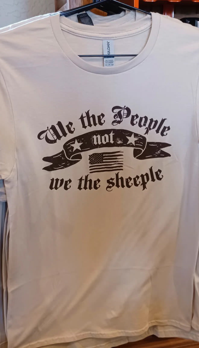 WE THE PEOPLE NOT THE SHEEPLE