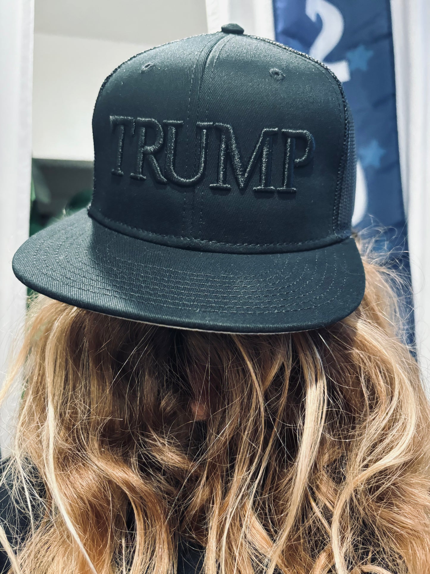 TRUMP BLACK ON BLACK Hat