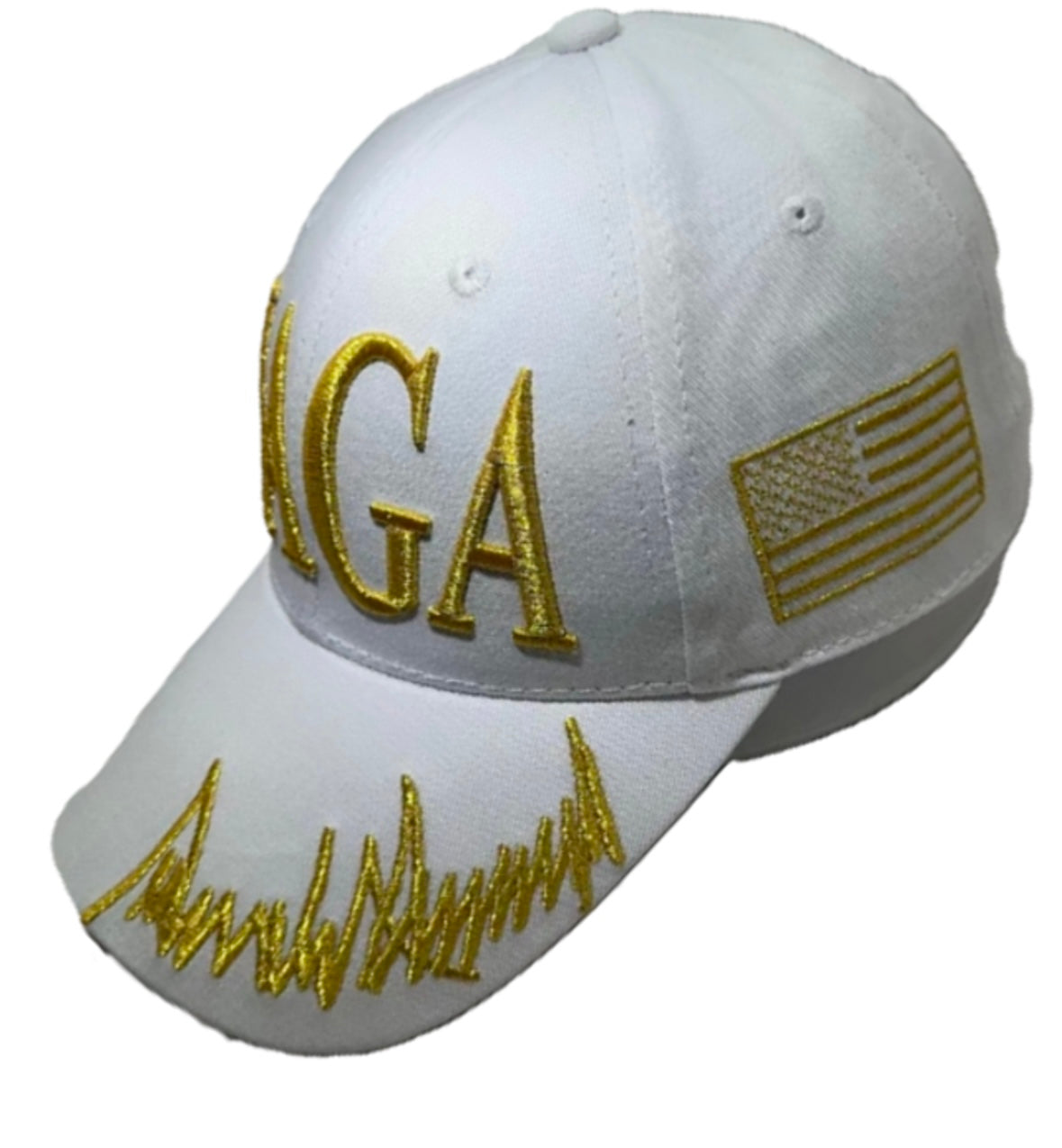 MAGA White & Gold hat