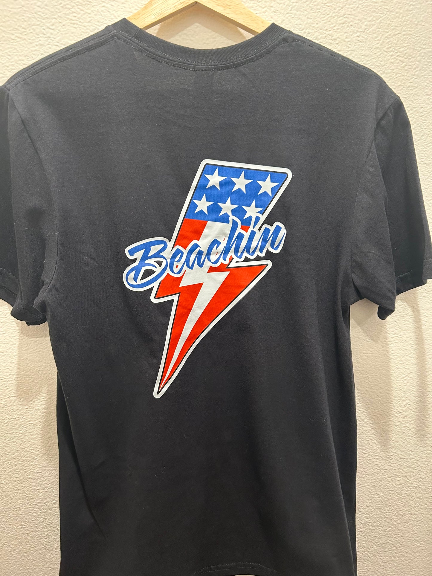America Beachin Bolt tee