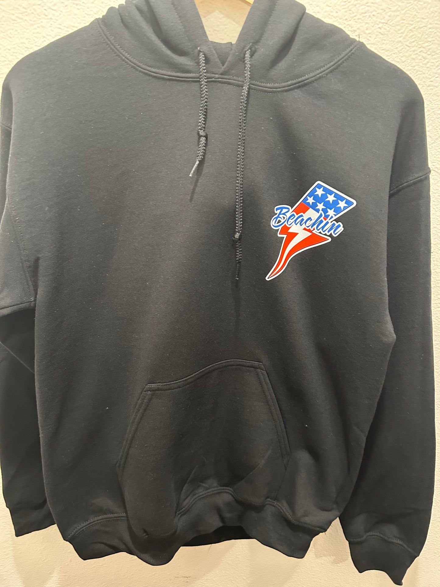 American Beachin bolt hoodie