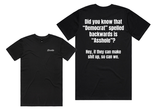 Beachin “Democrat backwards is asshole”