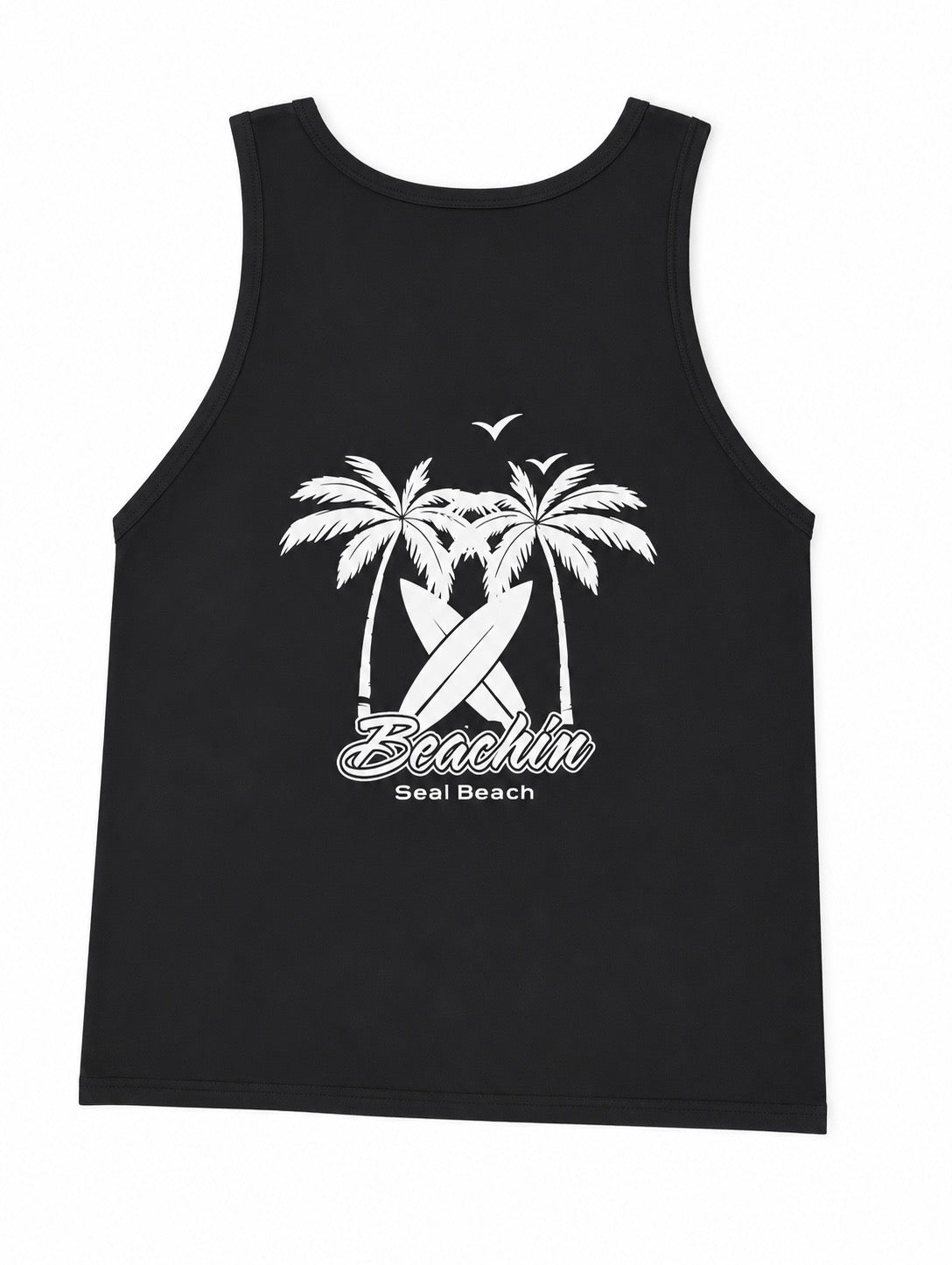 Beachin beach scene tank