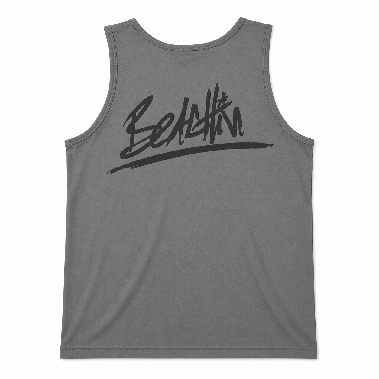 Beachin Graffiti logo tank