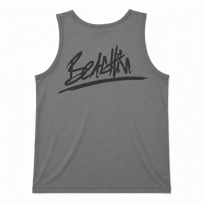 Beachin Graffiti logo tank