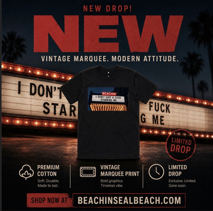 Beachin marquee tee