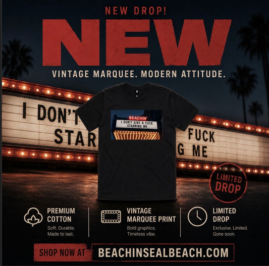 Beachin marquee tee