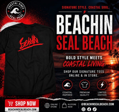 BEACHIN graffiti logo