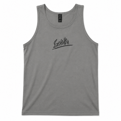 Beachin Graffiti logo tank