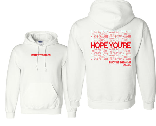 Beachin “distorted truth” hope you’re enjoying the movie hoodie