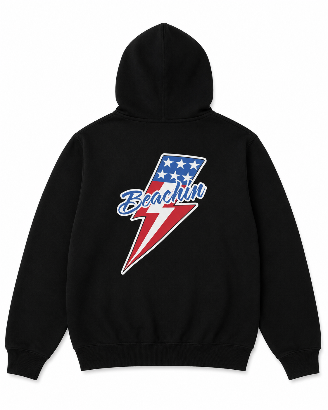 Beachin bolt USA hoodie