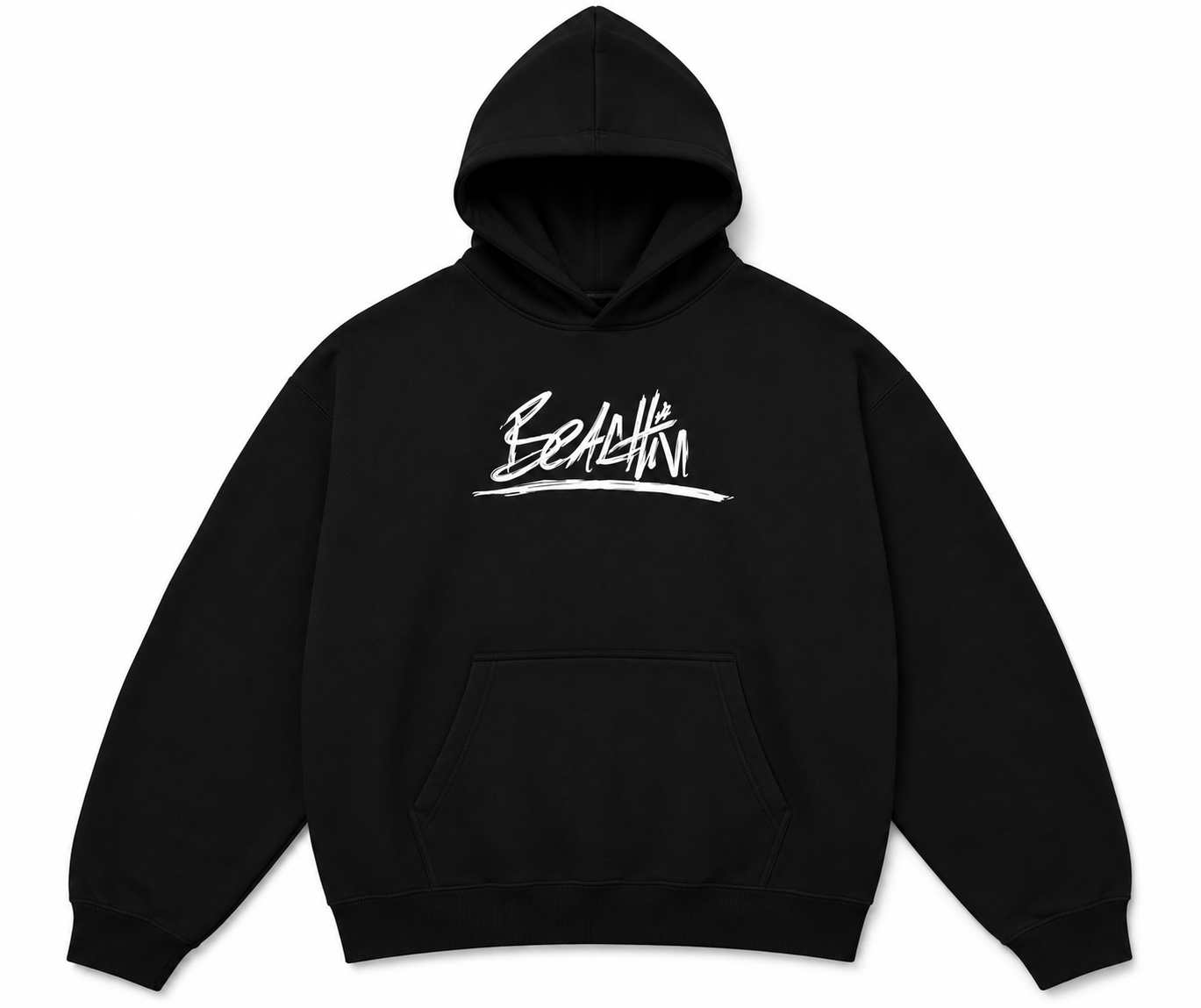 Beachin graffiti logo hoodie