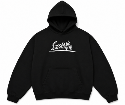 Beachin graffiti logo hoodie