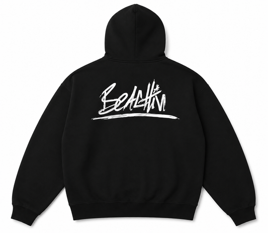 Beachin graffiti logo hoodie