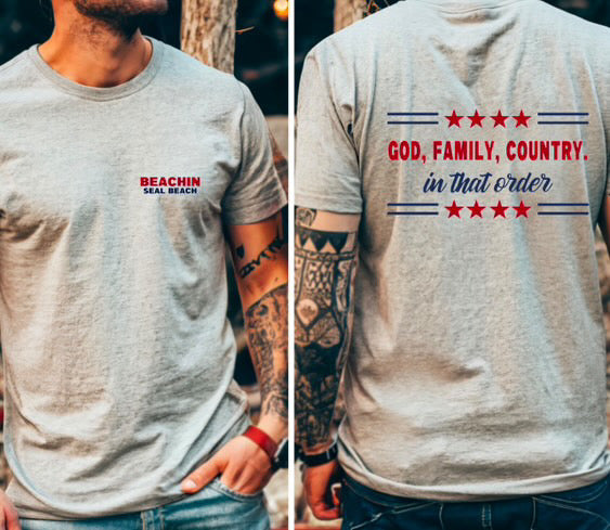 God, Family, Country men’s