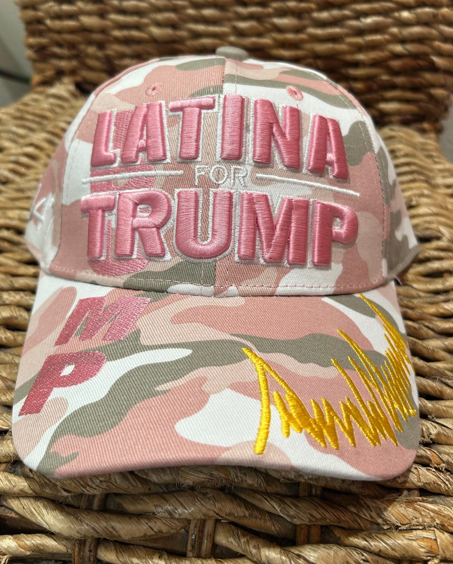Camo LATINA for TRUMP hat