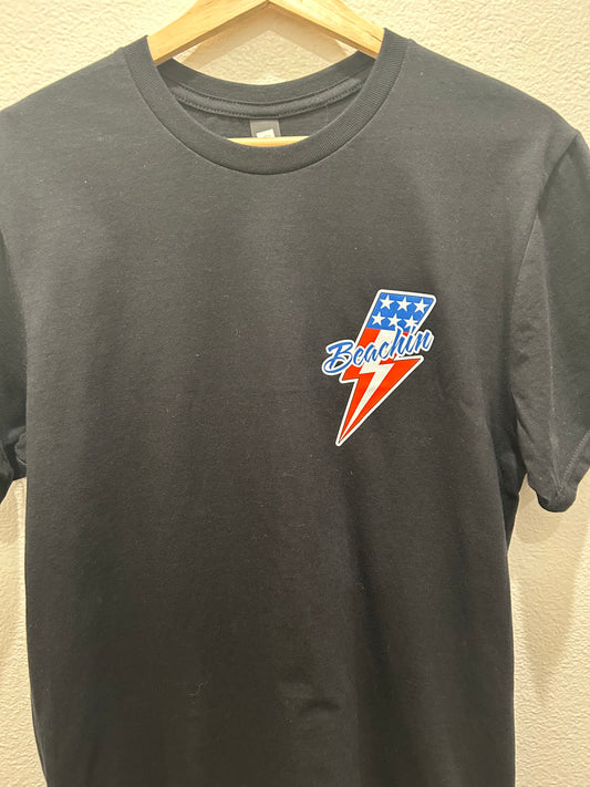 America Beachin Bolt tee