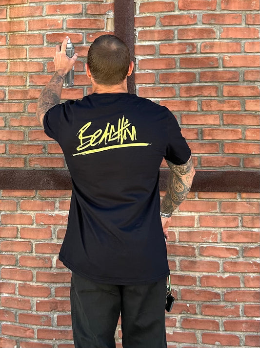 Beachin graffiti Logo Tee