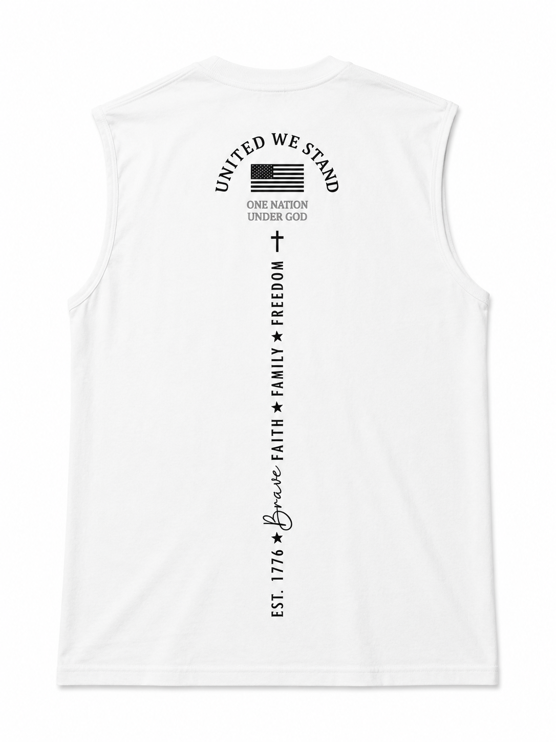 United we Stand sleeveless tee