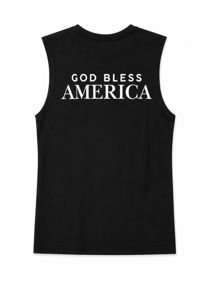 Patriot sleeveless tee